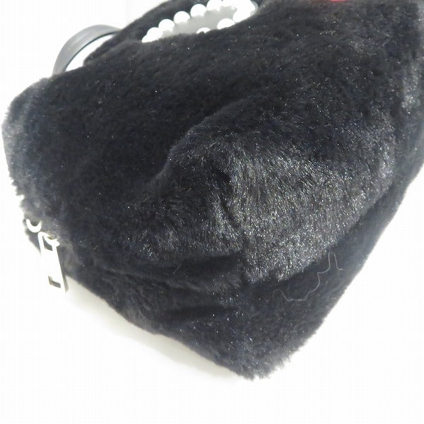 A-Jolie Faux Fur Leather Handbag Shoulder Bag in Great Condition