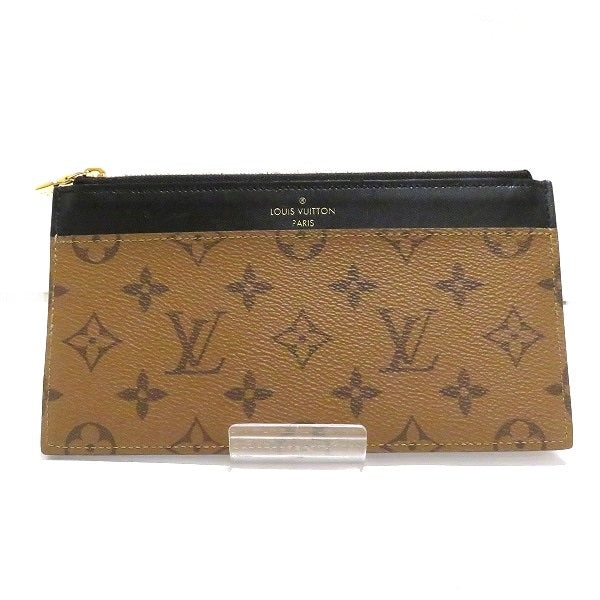 Louis Vuitton Monogram Reverse Slim Purse M80390 Long Wallet in Good Condition