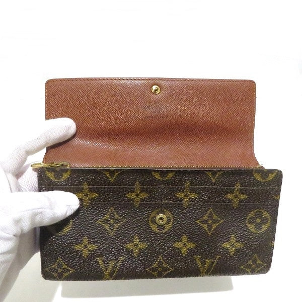 Louis Vuitton Monogram Portefeuille Sarah Long Wallet M61734 in Good Condition