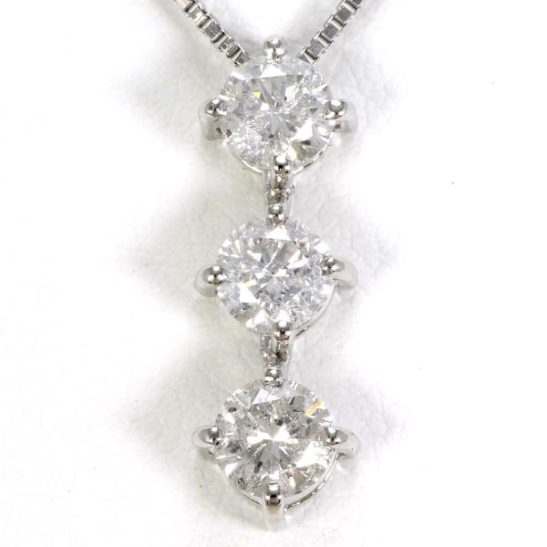 Platinum PT900 PT850 Diamond Necklace