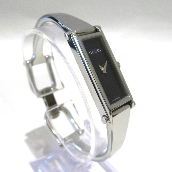 Gucci Stainless Steel Quartz Bangle Watch 1500L in Good Condition