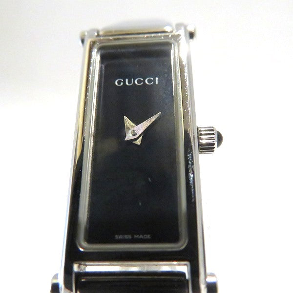 Gucci Stainless Steel Quartz Bangle Watch 1500L in Good Condition