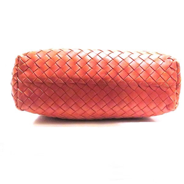 Bottega Veneta Intrecciato Leather Handbag Orange