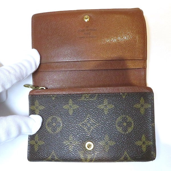 Louis Vuitton Monogram Portefeuille Tresor Wallet M61736 in Good Condition