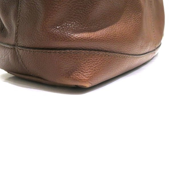 Coach Leather Shoulder Bag 70312 in Good Condition