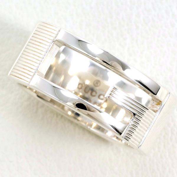 Gucci Branded G Silver Ring 10