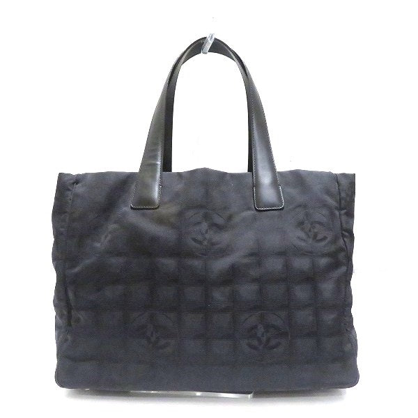 Chanel Nylon Leather Tote Bag