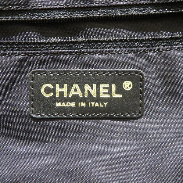 Chanel Nylon Leather Tote Bag