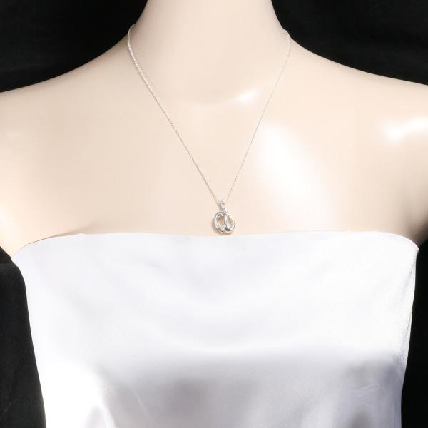 Tiffany Open Wave Silver Diamond Necklace