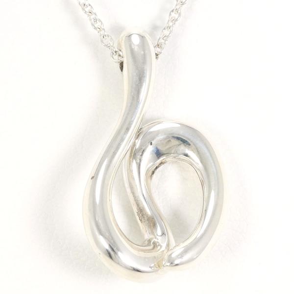 Tiffany Open Wave Silver Diamond Necklace