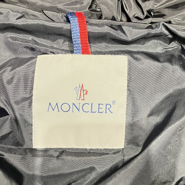 Moncler Down Jacket Black Nylon Feather in Good Condition