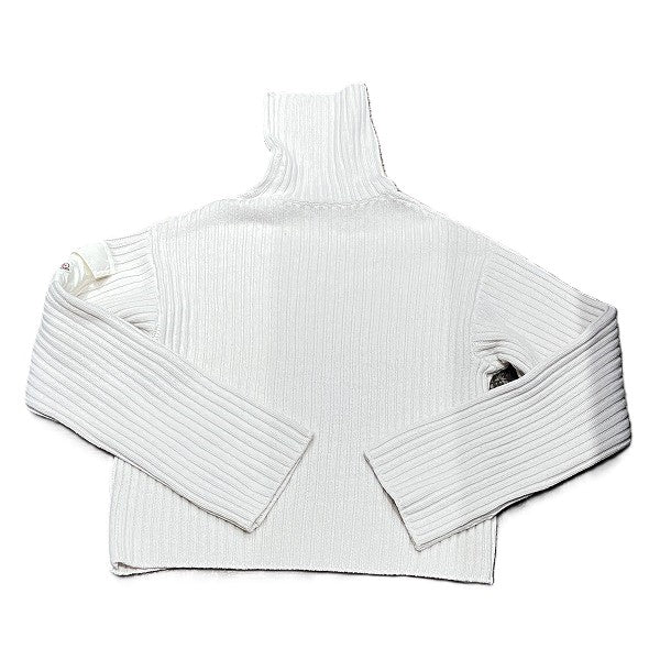 Moncler Wool Knit Top Off-White XS in Good Condition