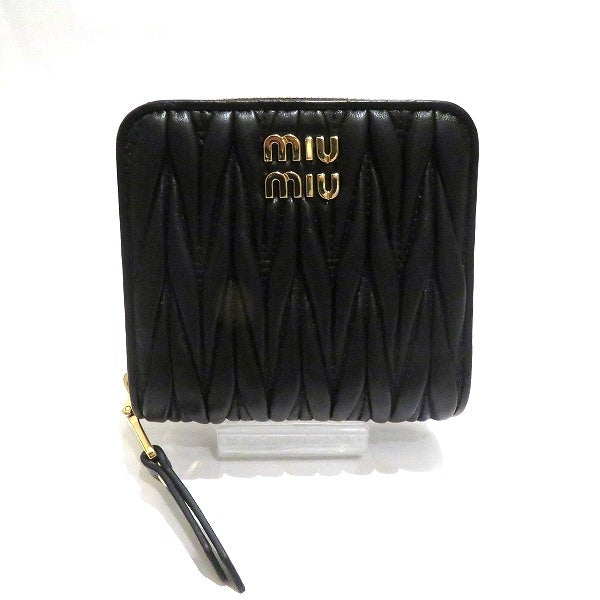 Miu Miu Matelassé Leather Bifold Wallet