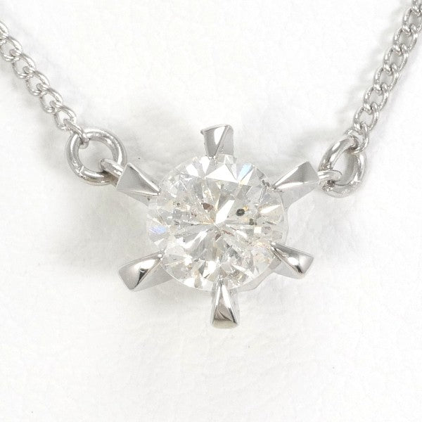 Platinum PT900 PT850 Diamond Necklace