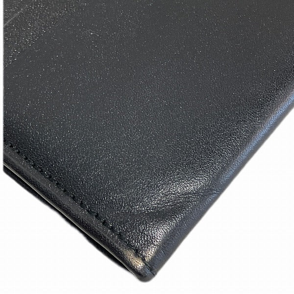 Dunhill Black Leather Bifold Long Wallet in Great Condition