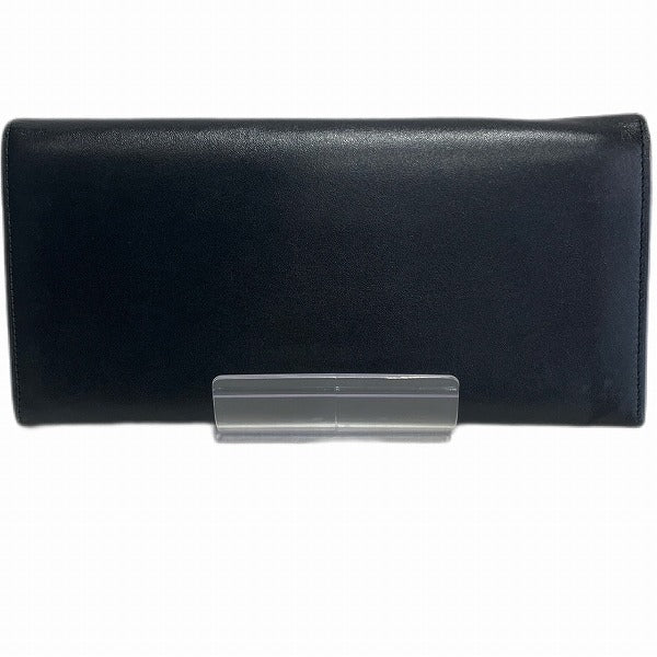 Dunhill Black Leather Bifold Long Wallet in Great Condition