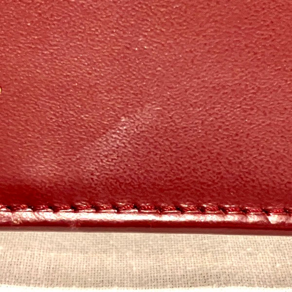 Cartier Must Line Bordeaux Leather Wallet