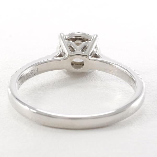 18K White Gold Diamond Ring 14号 VS1 0.304ct 0.228ct in Excellent Condition