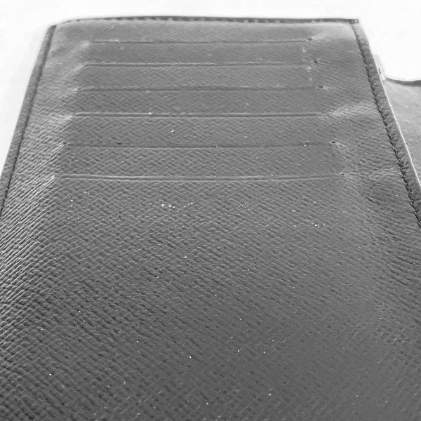 Louis Vuitton Damier Graphite Portefeuille Brazza Long Wallet N62665 in Good Condition