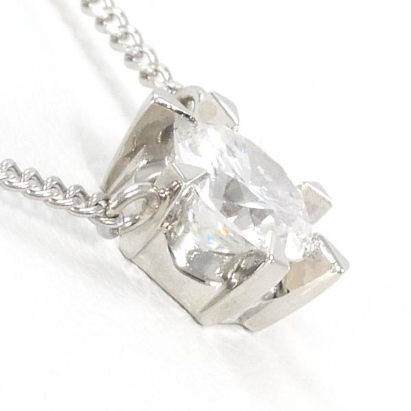 Platinum PT850 Necklace with Natural Diamond 0.616 SI1 in Excellent Condition