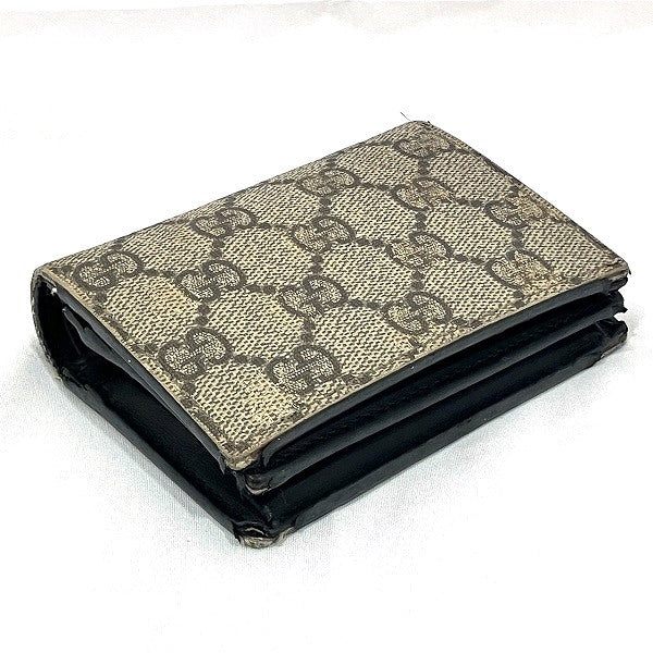 Gucci GG Supreme Bee Compact Wallet 508757 in Good Condition