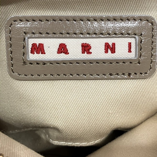 Marni Bicolor Leather Clutch Bag PHMO0030U0 in Pristine Condition