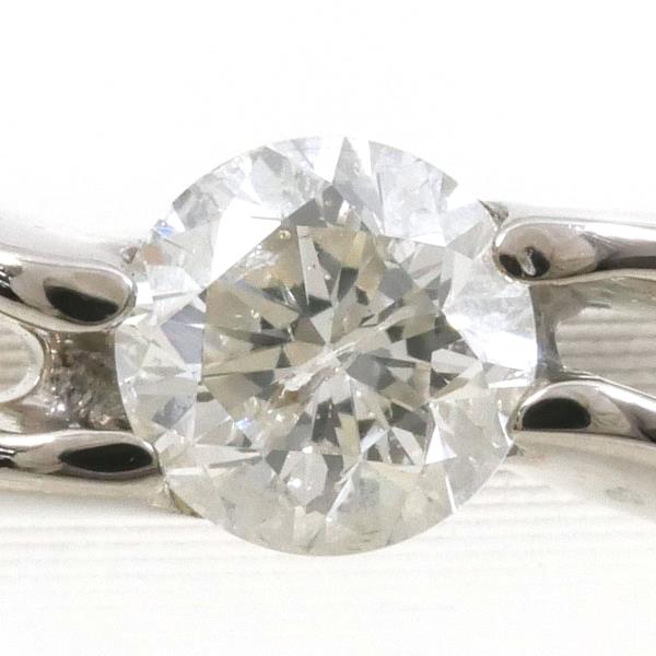 K18 White Gold Diamond Ring 7.5