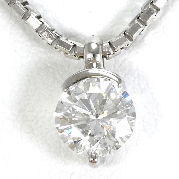 PT900 Platinum PT850 Diamond Necklace in Excellent Condition