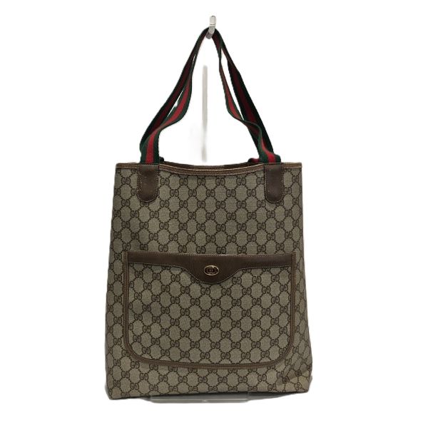 Gucci GG Supreme Sherry Line Tote Bag