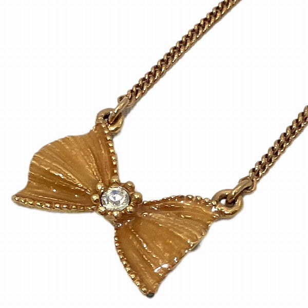 Jill Stuart Ribbon Heart Necklace