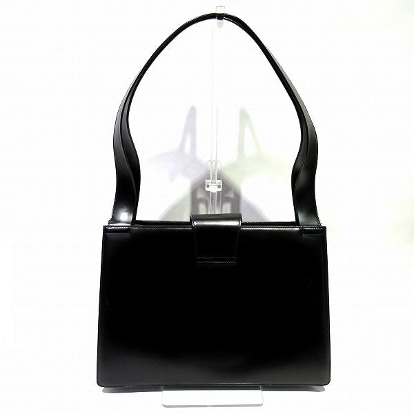 Salvatore Ferragamo Leather Black Tote Bag in Good Condition