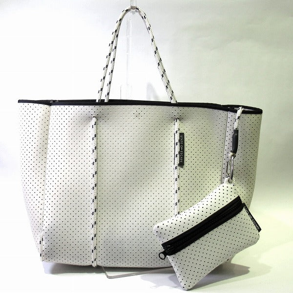 State of Escape Ivory Neoprene Tote Bag