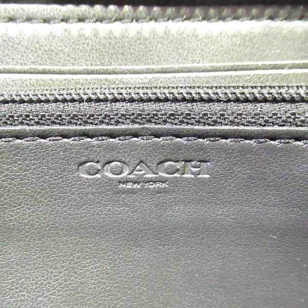 Coach Signature Round Zip Wallet F54630