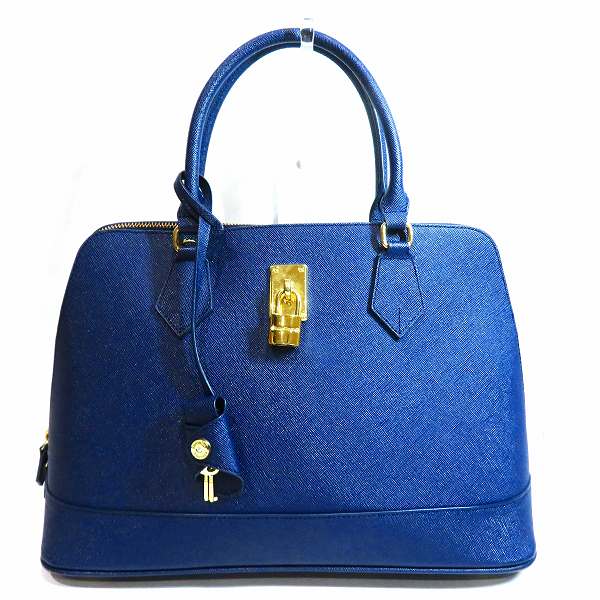 Samantha Thavasa Lady Azel Navy Handbag