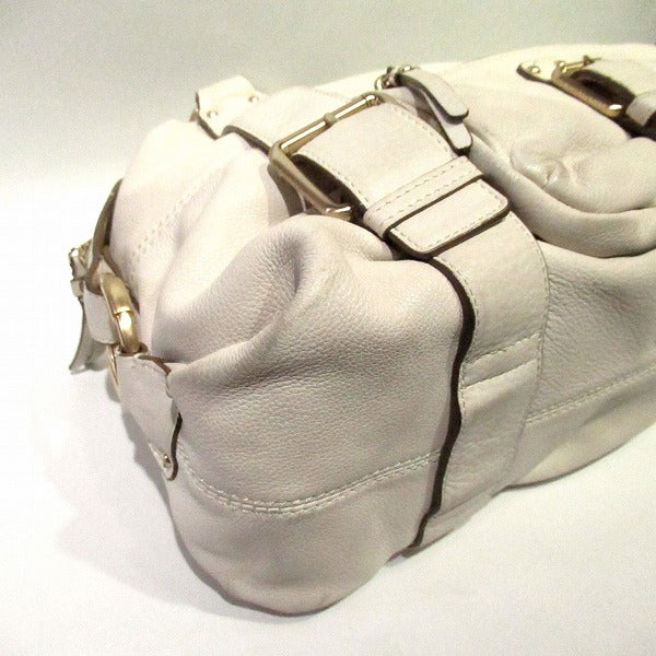 Michael Kors Leather Ivory Handbag for Women in Good Condition