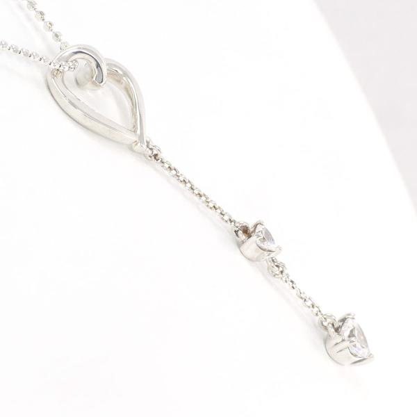 4℃ Silver Zirconia Necklace in Excellent Condition