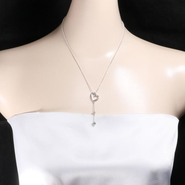 4℃ Silver Zirconia Necklace in Excellent Condition