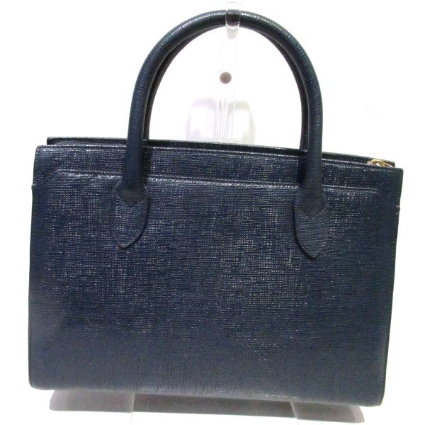 Courreges Dark Navy Leather Handbag for Women in Good Condition