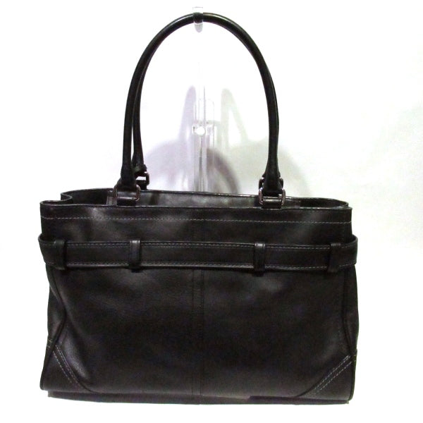 Coach Leather Carryall Handbag 8A71 in Good Condition