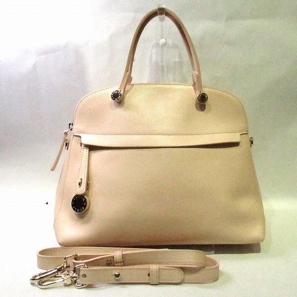 Furla Piper 2Way Leather Handbag in Good Condition