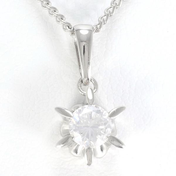 Platinum PT850 Diamond Necklace 0.41 SI2