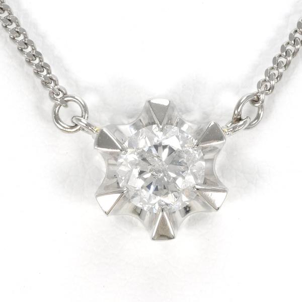 PT850 Platinum Diamond Necklace 0.68ct