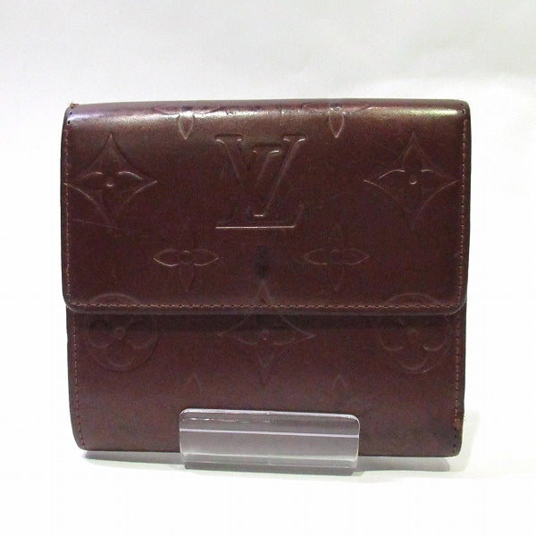 Louis Vuitton Monogram Mat Tri-Fold Wallet M65116 in Good Condition