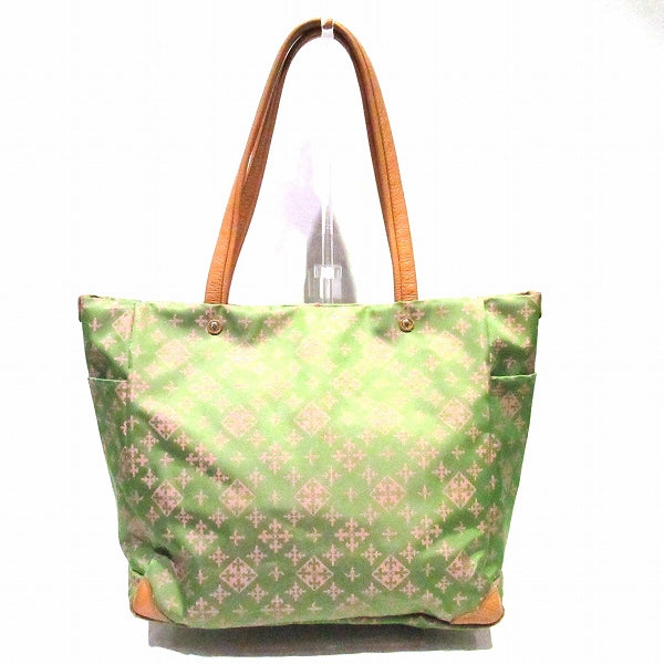 Rashit Monogram Nylon Tote Shoulder Bag in Good Condition