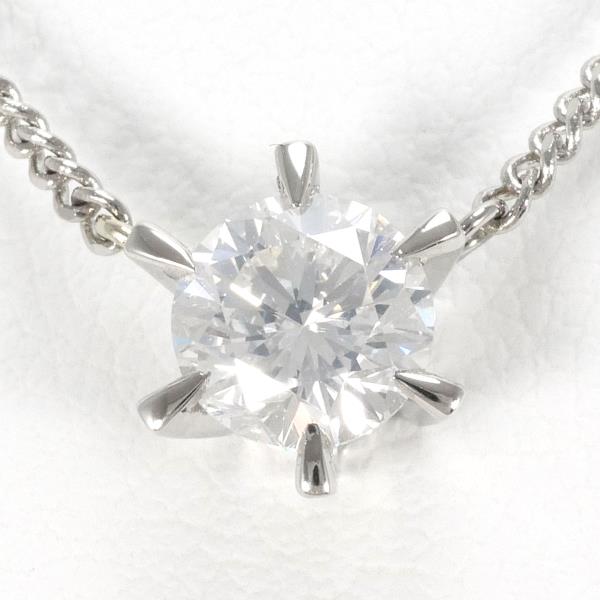 Platinum PT850 Diamond Necklace 0.638 SI2