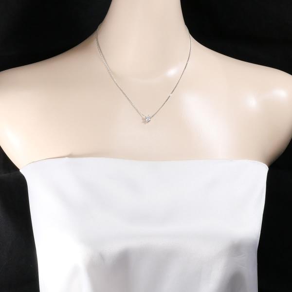 Platinum PT850 Diamond Necklace 0.638 SI2