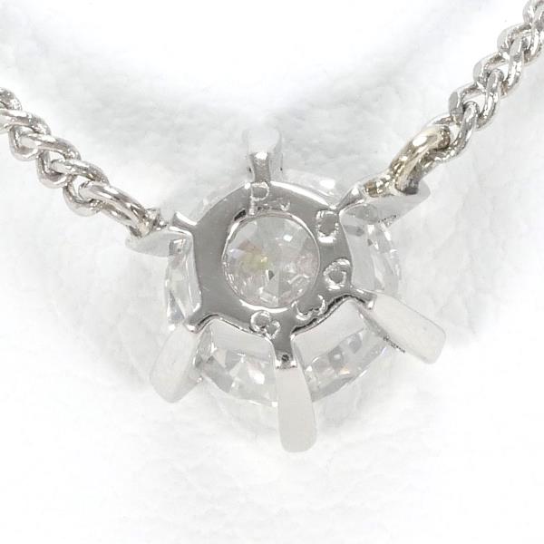 Platinum PT850 Diamond Necklace 0.638 SI2