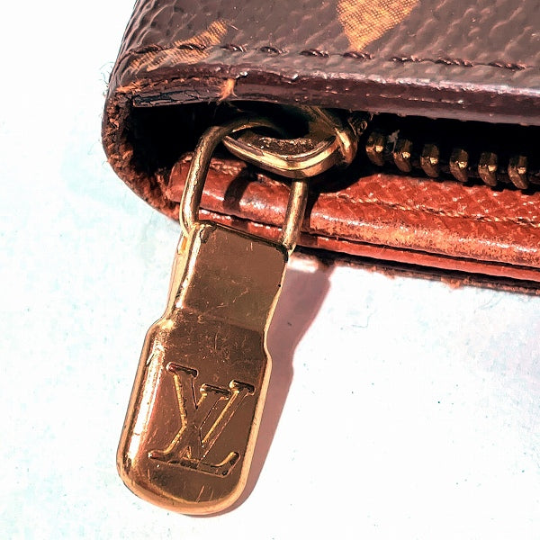 Louis Vuitton Monogram Portomone Bie Tresor Wallet M61730 in Fair Condition