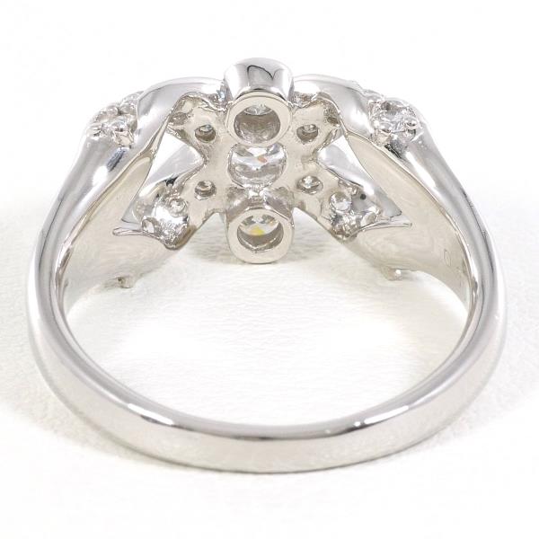 PT900 Platinum Diamond Ring 12号 in Excellent Condition