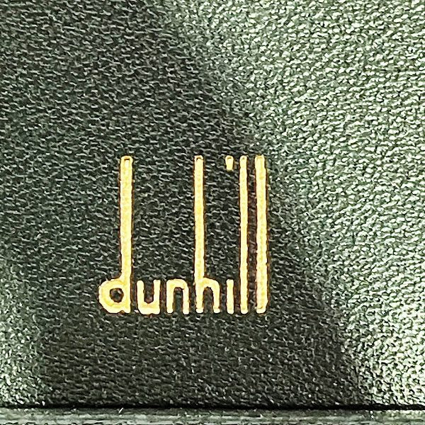 Dunhill Black Leather Bifold Wallet in Good Condition